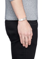 Figure View -Click To Enlarge 'Le 41 Grammes' brushed sterling silver cuff