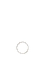 Front View -Click To Enlarge 'Le 3 Grammes' brushed sterling silver ring
