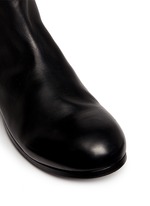 Detail View -Click To Enlarge 'Zucca' leather Chelsea boots