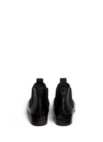 Back View -Click To Enlarge 'Zucca' leather Chelsea boots