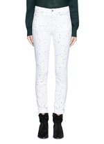 Detail View -Click To Enlarge 'Ennett' scatter paint print jeans