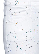 Detail View -Click To Enlarge 'Ennett' scatter paint print jeans