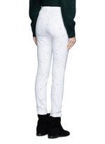 Back View -Click To Enlarge 'Ennett' scatter paint print jeans