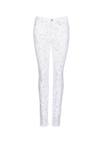 Main View -Click To Enlarge 'Ennett' scatter paint print jeans