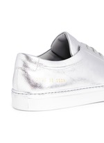 Detail View -Click To Enlarge 'Original Achilles' metallic leather sneakers