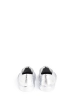 Back View -Click To Enlarge 'Original Achilles' metallic leather sneakers