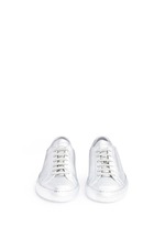 Front View -Click To Enlarge 'Original Achilles' metallic leather sneakers