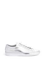 Main View -Click To Enlarge 'Original Achilles' metallic leather sneakers