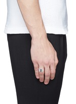 Figure View -Click To Enlarge 'Le 19 Grammes' polished sterling silver ring