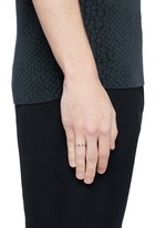 Figure View -Click To Enlarge 'Le 3 Grammes' polished sterling silver ring