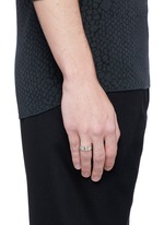 Figure View -Click To Enlarge 'Le 9 Grammes' polished sterling silver ring