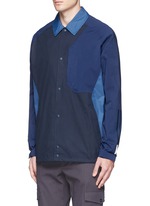 Front View -Click To Enlarge Patchwork bench jacket