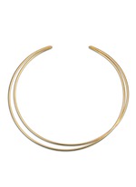 Main View -Click To Enlarge 'Anamorphose' 18k yellow gold twisted necklace