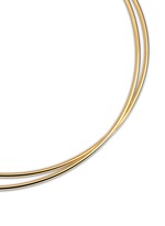 Figure View -Click To Enlarge 'Anamorphose' 18k yellow gold twisted necklace