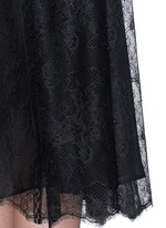 Detail View -Click To Enlarge Chantilly lace midi skirt