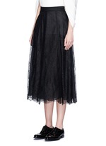 Front View -Click To Enlarge Chantilly lace midi skirt