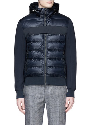首图 - 点击放大 首图 - 点击放大 - Moncler Grenoble - Quilted down front bonded jersey jacket