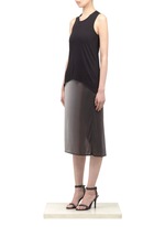 Helmut Lang&nbsp;Gradiate layered skirt