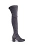 Main View - Click To Enlarge Main View - Click To Enlarge - Stuart Weitzman - 'Tieland' stretch suede thigh high boots