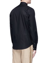 Back View -Click To Enlarge 'Jeffrey' cotton poplin shirt