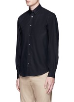 Front View -Click To Enlarge 'Jeffrey' cotton poplin shirt