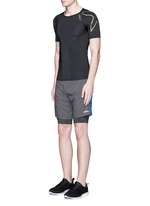 Figure View -Click To Enlarge 'Elite Compression' short sleeve top