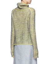 Back View -Click To Enlarge 'Vasya' mohair blend turtleneck sweater