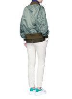 Figure View -Click To Enlarge Wool-cashmere knit back jogging pants