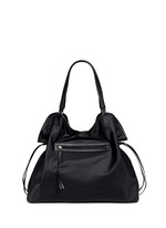 Back View -Click To Enlarge Drawstring nylon tote