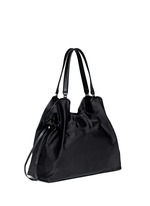 Front View -Click To Enlarge Drawstring nylon tote
