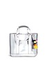 Main View - Click To Enlarge Main View - Click To Enlarge - Rebecca Minkoff - 'Sofia' pompom keyring mirror leather tote