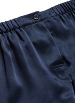 Detail View -Click To Enlarge 'Tia' silk charmeuse boxer shorts