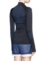 Back View -Click To Enlarge 'Base' circular knit jacket
