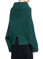 Back View -Click To Enlarge Merino wool turtleneck sweater
