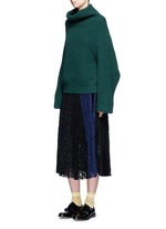 Figure View -Click To Enlarge Merino wool turtleneck sweater