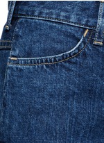 Detail View -Click To Enlarge Frayed cuff denim pants