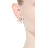 Figure View -Click To Enlarge 'True Innocence' faux pearl deco earrings