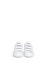 Figure View -Click To Enlarge 'Stan Smith CF' textured leather toddler sneakers