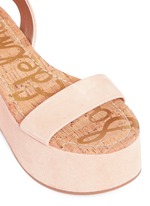 Detail View -Click To Enlarge 'Henley' suede platform sandals