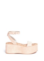 Main View -Click To Enlarge 'Henley' suede platform sandals