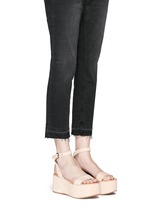 Figure View -Click To Enlarge 'Henley' suede platform sandals