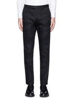 Main View -Click To Enlarge 'Camu Noir' cotton twill pants