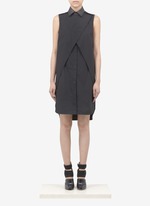 Alexander Wang &nbsp;Cut-out back cotton-poplin shirt dress