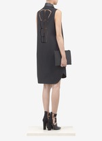 Alexander Wang &nbsp;Cut-out back cotton-poplin shirt dress