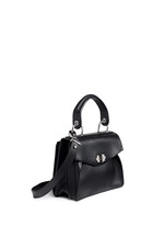 Front View -Click To Enlarge 'Hava' small top handle leather bag