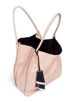 Detail View -Click To Enlarge Medium calfskin leather tote