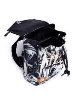 Detail View -Click To Enlarge 'PS1' floral print nylon backpack