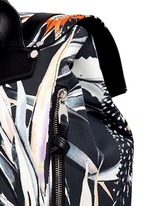 Detail View -Click To Enlarge 'PS1' floral print nylon backpack