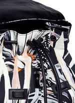 Detail View -Click To Enlarge 'PS1' floral print nylon backpack