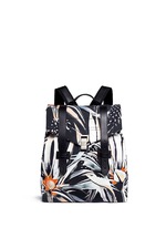 Main View -Click To Enlarge 'PS1' floral print nylon backpack